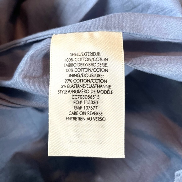 Alice + Olivia Lindsey Chambray Embroidered Dress - Picture 11 of 13